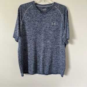 Under Armour Men's Heathered Navy Loose Fit Tee
